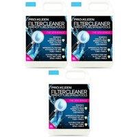 ProKleen Hot Tub, Swimming Pool & Spa Filter Cartridge Cleaner 3 x 5L in Clear