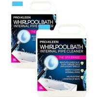 ProKleen Whirlpool & Hot Tub Bath Internal Pipe Cleaner 2 x 5L in Clear
