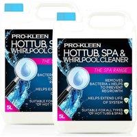 ProKleen Hot Tub, Spa & Whirlpool Hygienic Cleaner 2 x 5L in Clear