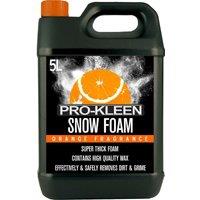 ProKleen Snow Foam Car Shampoo - Non-Caustic & pH Neutral - Orange - 1 x 5L in White