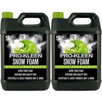 ProKleen Snow Foam Car Shampoo - Non-Caustic & pH Neutral - Apple - 2 x 5L in White