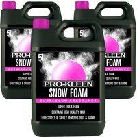 ProKleen Snow Foam Car Shampoo - Non-Caustic & pH Neutral - Bubblegum - 3 x 5L in White
