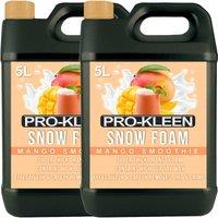 ProKleen Coloured Snow Foam Car Shampoo - Mango Smoothie Fragrance - 2 x 5L in Peach