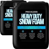 ProKleen Heavy Duty Snow Foam Car & Large Vehicle Shampoo Super Thick 2 x 5L in White
