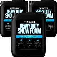 ProKleen Heavy Duty Snow Foam Car & Large Vehicle Shampoo Super Thick 3 x 5L in White
