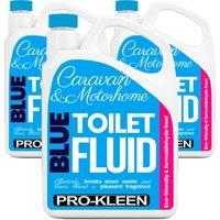 ProKleen Blue Toilet Chemical Fluid Cleaner for Caravan & Motorhomes 3 x 2L