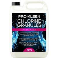 ProKleen Stabilised Chlorine Granules for Hot Tubs, Spas & Pools 1 x 5KG in Clear
