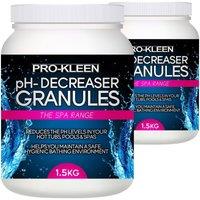 ProKleen Sodium Bisulphate pH Reducer Granules - Pools & Hot Tubs - 2 x 1.5KG in Clear
