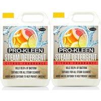 ProKleen Steam Detergent High Concentrate Solution - Citrus Fragrance - 2 x 5L in Clear