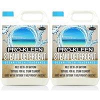 ProKleen Steam Detergent High Concentrate Solution - Ocean Fragrance - 2 x 5L in Clear