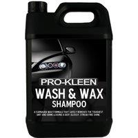 ProKleen Wash & Wax Car pH Neutral Shampoo with Carnauba Wax - 1 x 5L in Clear