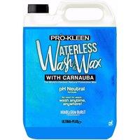 ProKleen Waterless Wash & Wax with Carnauba Wax pH Neutral Car Cleaner 1 x 5L in Clear