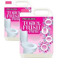 ProKleen Caravan & Motorhome Chemical Toilet Flush Pink Cleaner 2 x 5L