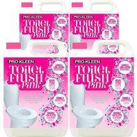 ProKleen Caravan & Motorhome Chemical Toilet Flush Pink Cleaner 4 x 5L