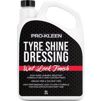 ProKleen Tyre Shine Dressing Wet Look Non-Sling & Solvent Free Formula 1 x 2L in Clear