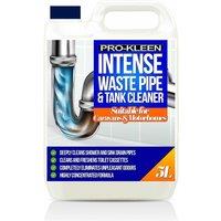 ProKleen Intense Waste Pipe & Tank Cleaner for Caravans & Motorhomes 1 x 5L in Clear