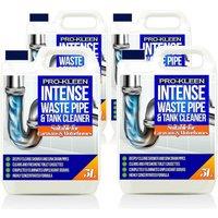 ProKleen Intense Waste Pipe & Tank Cleaner for Caravans & Motorhomes 4 x 5L in Clear