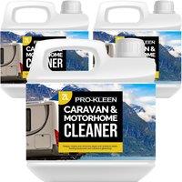 ProKleen Caravan & Motorhome Cleaner Removes Black Streaks, Algae & More 3 x 2L in Clear