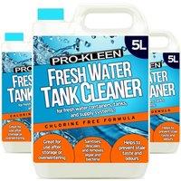 ProKleen Fresh Water Tank Cleaner 3 x 5L in Clear