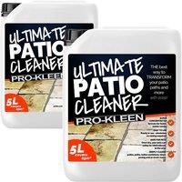 ProKleen Ultimate Patio Cleaner & Black Spot Remover 2 x 5L in Clear