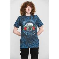 Guns N Roses Los Angeles Dip Dye Fashion T-Shirt in Black | Size: 2XL