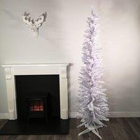 Samuel Alexander 7ft (210cm) White Pencil Pine Christmas Tree with 401 Tips