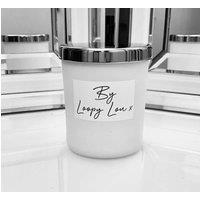 60 SECOND MAKEOVER Autumn Leaves 20cl White Candle With Silver Lid