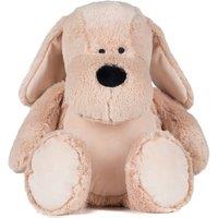 Mumbles Zippie Dog Soft Plush Toy in Brown