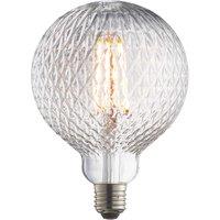 Loops LED Filament Lamp Bulb Clear Glass 4W LED E27 Warm White Facet Bulb