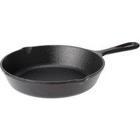 Gr8 Home Cast Iron Non Stick Round Frying Skillet Pan in Black
