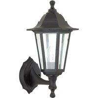 Loops Outdoor Traditional Lantern IP44 Wall Light - 60W E27 GLS LED - Dimmable Lamp