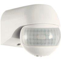 Loops IP44 Outdoor Wall Mounted PIR Light Switch 12m Range Motion Sensor 1000W White