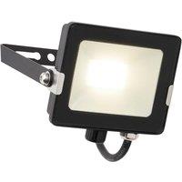 Loops Outdoor IP65 Waterproof Floodlight - 20W Cool White LED - Matt Black Aluminium