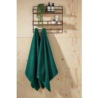 CHRISTY 'Brixton' Luxury Textured 100% Cotton Towels in Emerald | Size: Bath Sheet