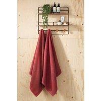 CHRISTY 'Brixton' Luxury Textured 100% Cotton Towels in Light Red