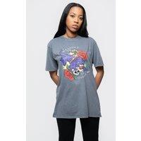Guns N Roses Welcome to the Jungle Diamante T-Shirt in Grey | Size: Medium