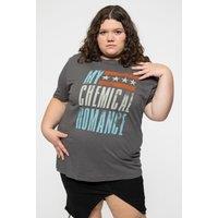 My Chemical Romance Raceway T-Shirt in Grey | Size: 2XL