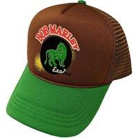 Bob Marley Exodus Lion Logo trucker Baseball Cap in Brown