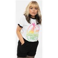 Fleetwood Mac Penguin Ringer T-Shirt in White | Size: XL