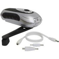 Loops Three LED Rechargeable Wind-Up Torch - Two Brightness Levels - Micro USB