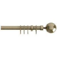 New Edge Blinds Finesse Extendable Curtain Pole in Gold | Size: 120 cm