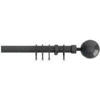 New Edge Blinds Finesse Extendable Curtain Pole in Grey | Size: 120 cm