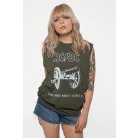 AC/DC About To Rock Muscle Tank in Green | Size: XL