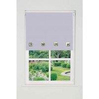New Edge Blinds Square Eyelet Edge Roller Blind 165cm Drop White | Size: 95 cm width x 165 cm drop