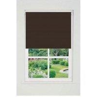 New Edge Blinds Cocoa Plain Straight Edge Daylight Roller Blind 165cm Drop in Brown | Size: 70 cm width x 165 cm drop