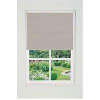 New Edge Blinds Natural Plain Straight Edge Daylight Roller Blind 165cm Drop in Beige | Size: 100 cm width x 165 cm drop