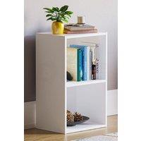 Home Discount Vida Designs Oxford 2 Tier Cube Bookcase Space-saving Storage in White