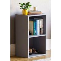 Home Discount Vida Designs Oxford 2 Tier Cube Bookcase Space-saving Storage in Grey