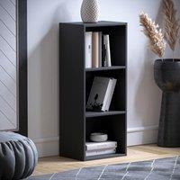 Home Discount Vida Designs Oxford 3 Tier Cube Bookcase Space-saving Storage in Black
