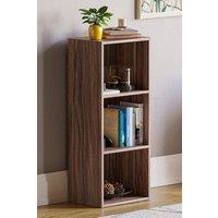 Home Discount Vida Designs Oxford 3 Tier Cube Bookcase Space-saving Storage in Walnut
